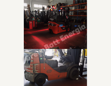 Red & blue Warning Light