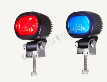 Red & blue Warning Light